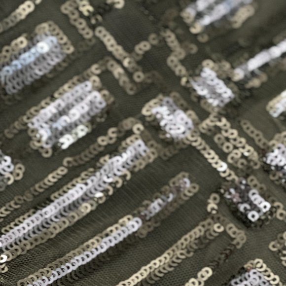 Party skirt, Pencil Black Sequence Skirt SZ 6, Christmas Party Skirt, new year - Picture 9 of 16